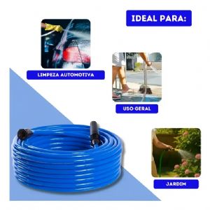 Mangueira Jardim 1/2x2mm 50m Azul Águas Claras Recapada Flex